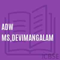 Adw Ms,Devimangalam Middle School Logo