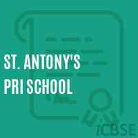 St. Antony'S Pri School Logo