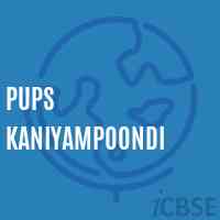 Pups Kaniyampoondi Primary School Logo
