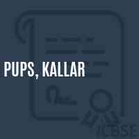 Pups, Kallar Primary School Logo