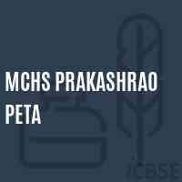 Mchs Prakashrao Peta Secondary School Logo
