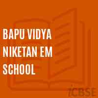 Bapu Vidya Niketan Em School Logo