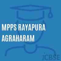 Mpps Rayapura Agraharam Primary School Logo