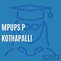 Mpups P Kothapalli Middle School Logo