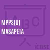Mpps(U) Masapeta Primary School Logo
