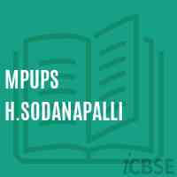 Mpups H.Sodanapalli Middle School Logo