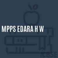 Mpps Edara H W Primary School Logo