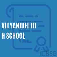 Vidyanidhi Iit H School Logo