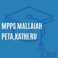 Mpps Mallaiah Peta,Katheru Primary School Logo
