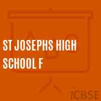 St Josephs High School F Logo