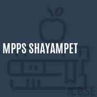 Mpps Shayampet Primary School Logo