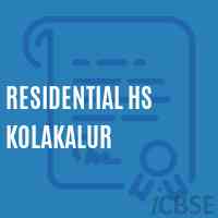 Residential Hs Kolakalur Secondary School Logo