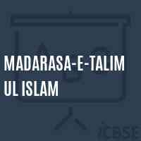 Madarasa-E-Talimul Islam Primary School Logo