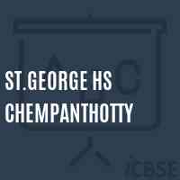 St.George Hs Chempanthotty School Logo