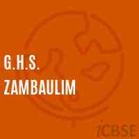 G.H.S. Zambaulim Secondary School Logo