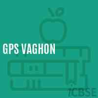 Gps Vaghon Primary School Logo