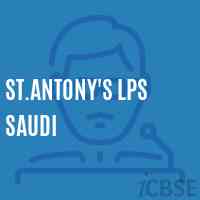St.Antony'S Lps Saudi Primary School Logo