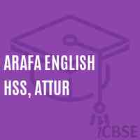 Arafa English Hss, Attur Senior Secondary School Logo