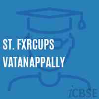 St. Fxrcups Vatanappally Middle School Logo