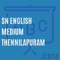 Sn English Medium Thennilapuram Primary School Logo