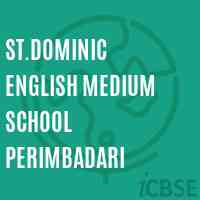 St.Dominic English Medium School Perimbadari Logo