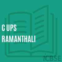 C Ups Ramanthali Upper Primary School Logo