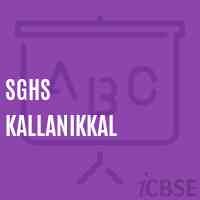Sghs Kallanikkal School Logo