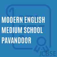 Modern English Medium School Pavandoor Logo