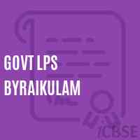 Govt Lps Byraikulam Primary School Logo