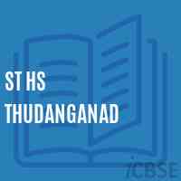 St Hs Thudanganad Secondary School Logo