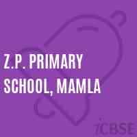 Z.P. Primary School, Mamla Logo