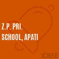 Z.P. Pri. School, Apati Logo
