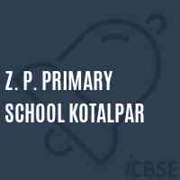 Z. P. Primary School Kotalpar Logo