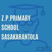Z.P.Primary School Sasakarantola Logo