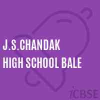 J.S.Chandak High School Bale Logo