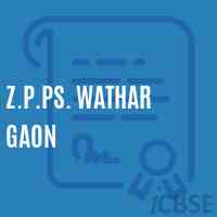 Z.P.Ps. Wathar Gaon Middle School Logo