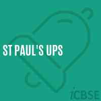 St Paul'S Ups Middle School Logo