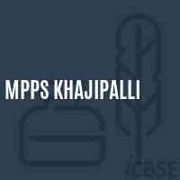 Mpps Khajipalli Primary School Logo