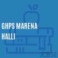 Ghps Marena Halli Middle School Logo