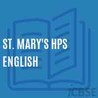 St. Mary'S Hps English Middle School Logo