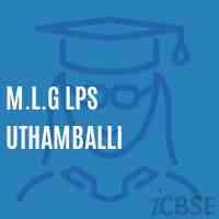 M.L.G Lps Uthamballi Primary School Logo