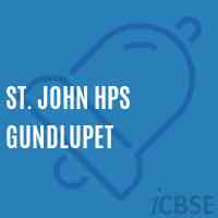 St. John Hps Gundlupet Middle School Logo