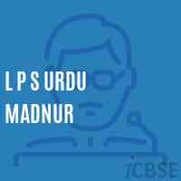L P S Urdu Madnur Primary School Logo