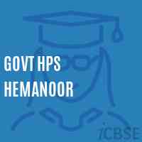 Govt Hps Hemanoor Middle School Logo