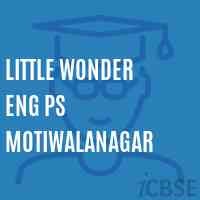 Little Wonder Eng Ps Motiwalanagar Middle School Logo