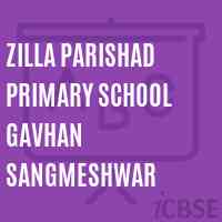 Zilla Parishad Primary School Gavhan Sangmeshwar Logo