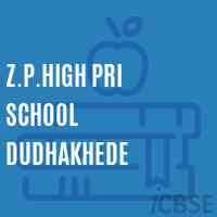 Z.P.High Pri School Dudhakhede Logo