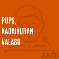 Pups, Kadaiyuran Valasu Primary School Logo