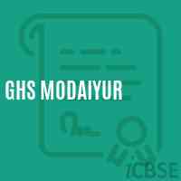 Ghs Modaiyur Secondary School Logo