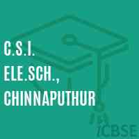 C.S.I. Ele.Sch., Chinnaputhur Primary School Logo